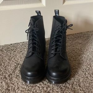 Dr. Martens black combat boot. Size 8. Never worn. Brand new. Make me an offer!